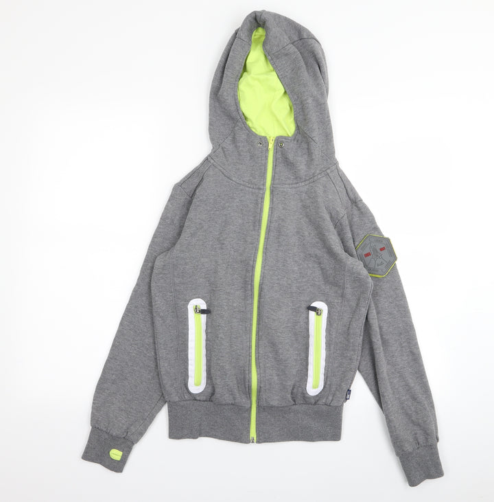 Original Marines Boys Grey Full Zip Jumper Size 12 Years