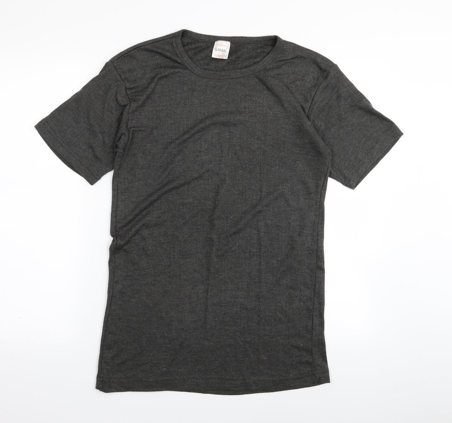 thermal man Mens Grey    T-Shirt Size L