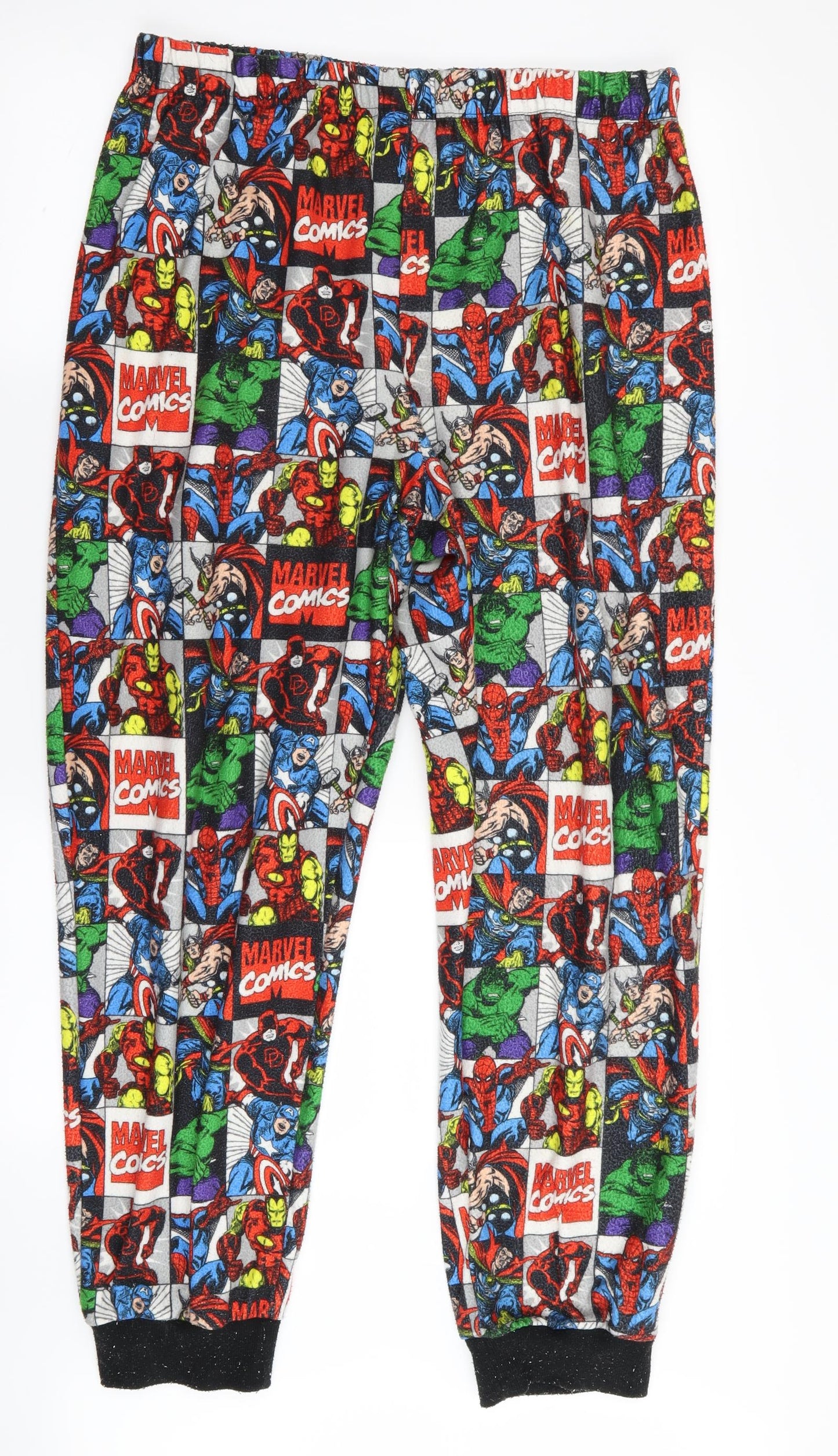 Marvel Mens Multicoloured Geometric   Pyjama Set Size L