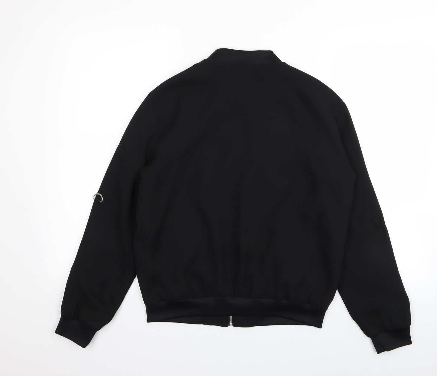 Zara Womens Black   Full Zip Jumper Size S