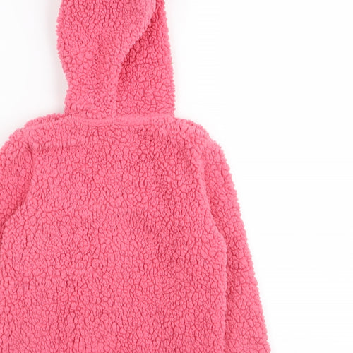 pep and co Girls Pink   Full Zip Jumper Size 12-18 Months