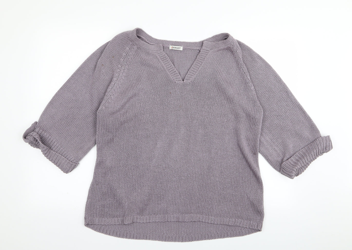 Damart Womens Purple   Pullover Jumper Size 18  - size 18-20