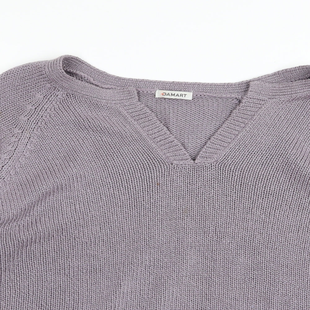 Damart Womens Purple   Pullover Jumper Size 18  - size 18-20