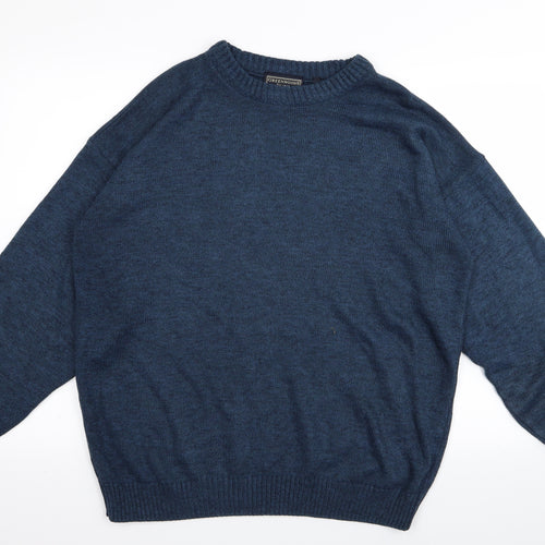 greenwoods Mens Blue   Pullover Jumper Size L