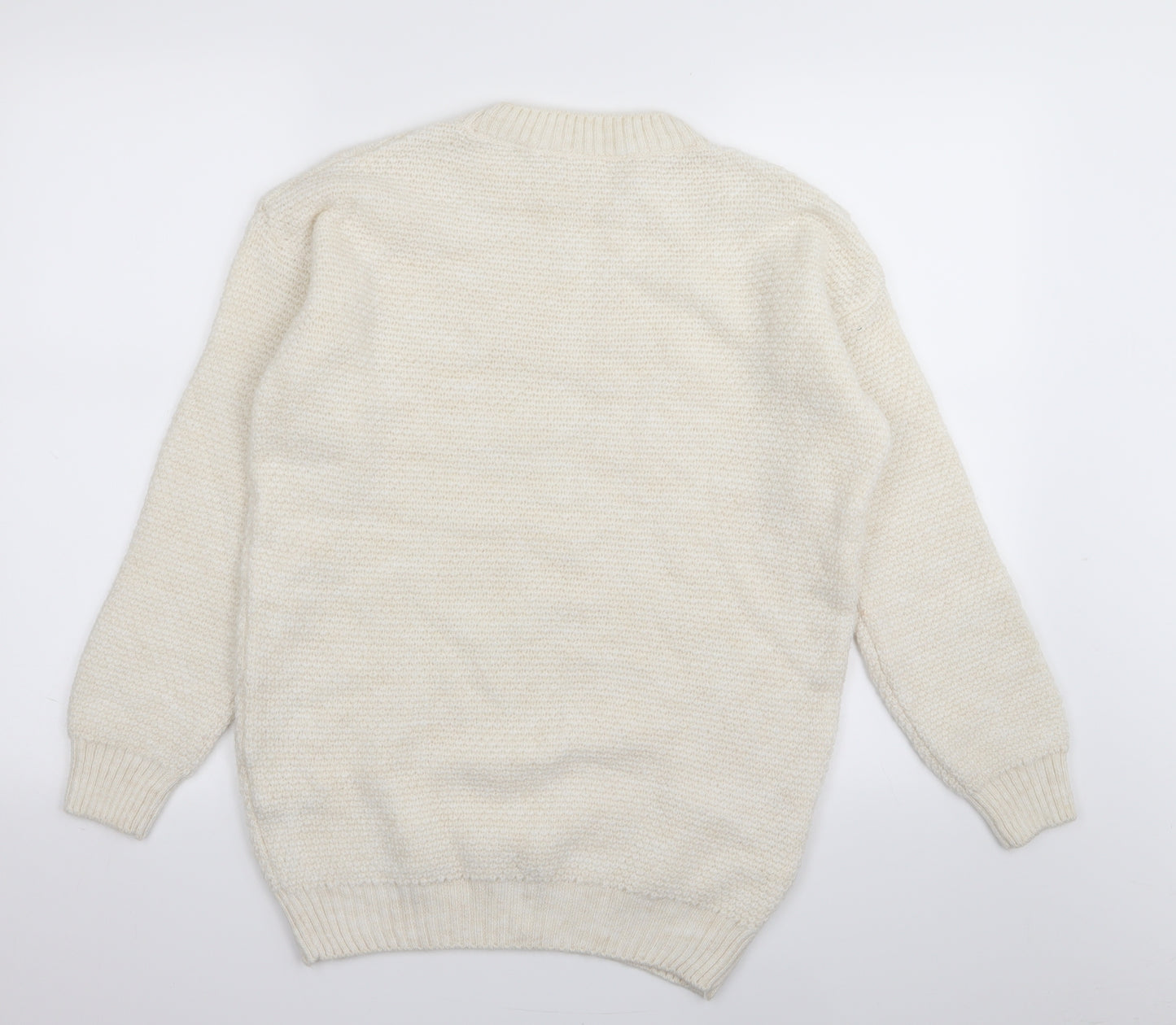 Asda George Womens White   Pullover Jumper Size 4  - size 4-6
