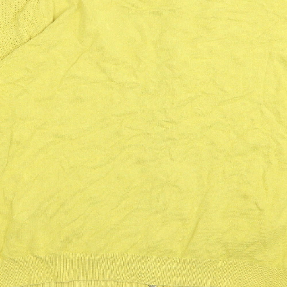 NEXT Womens Yellow   Cardigan Jumper Size 14