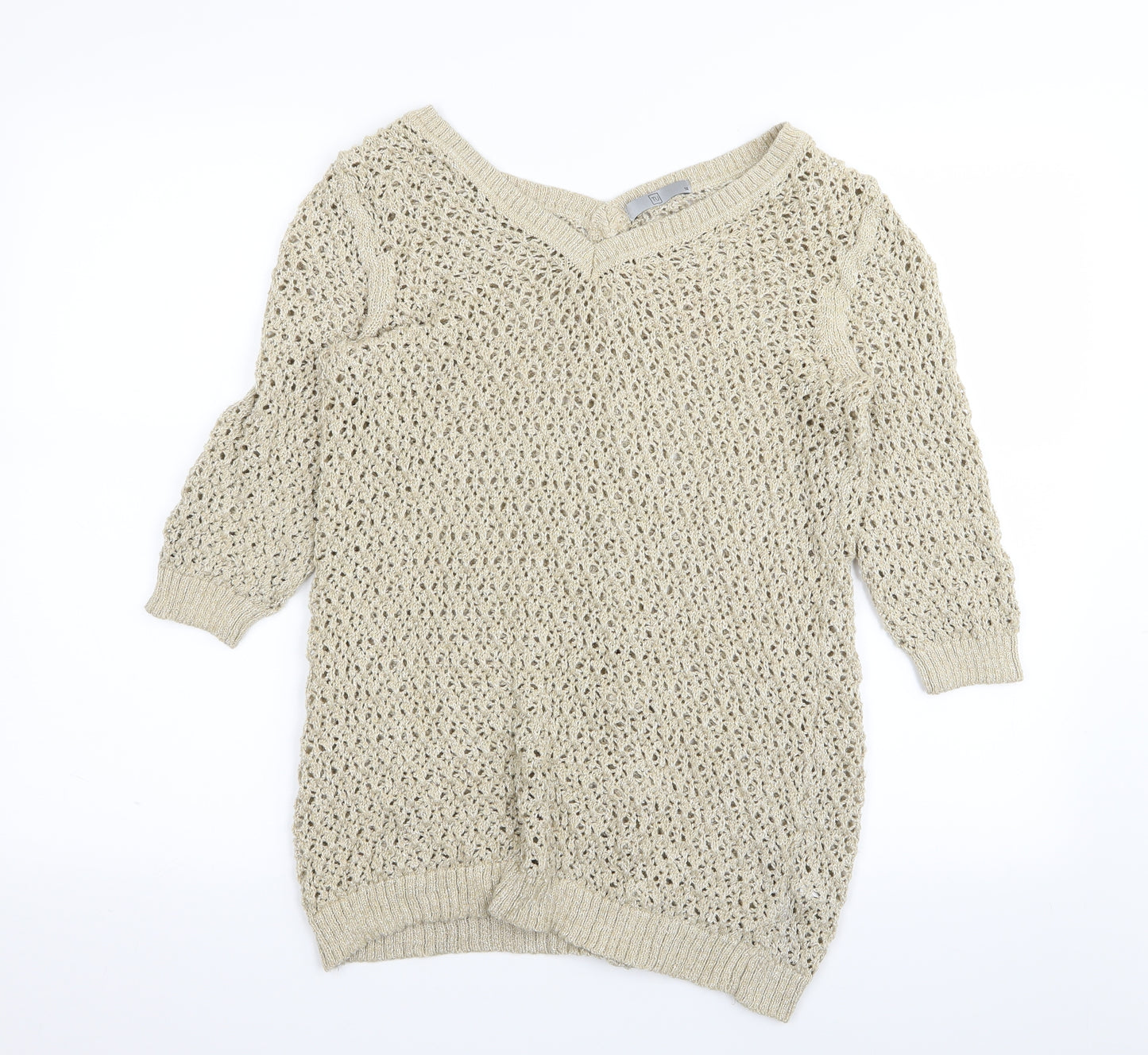 TU Womens Beige   Pullover Jumper Size 14