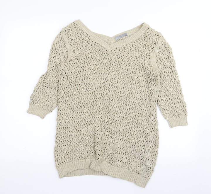 TU Womens Beige   Pullover Jumper Size 14