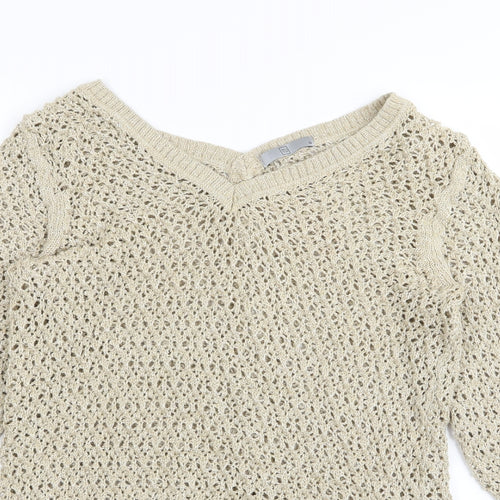 TU Womens Beige   Pullover Jumper Size 14
