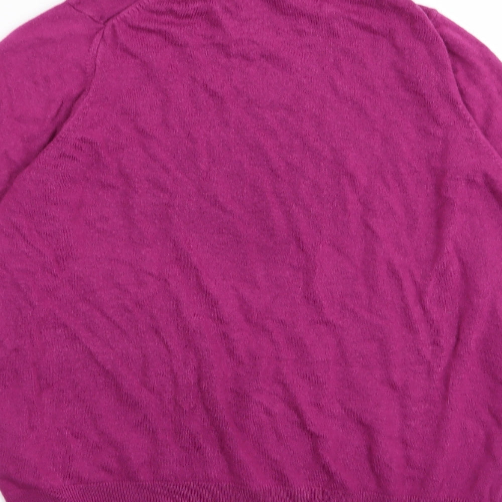 M&S Womens Pink   Basic T-Shirt Size 18
