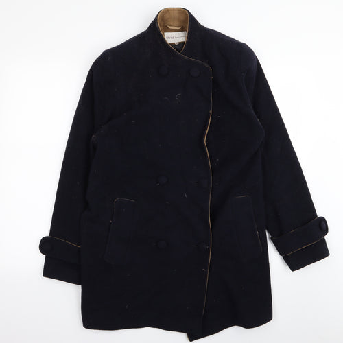 EWM Womens Blue   Overcoat Coat Size 10