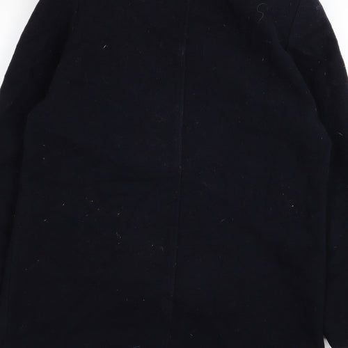 EWM Womens Blue   Overcoat Coat Size 10