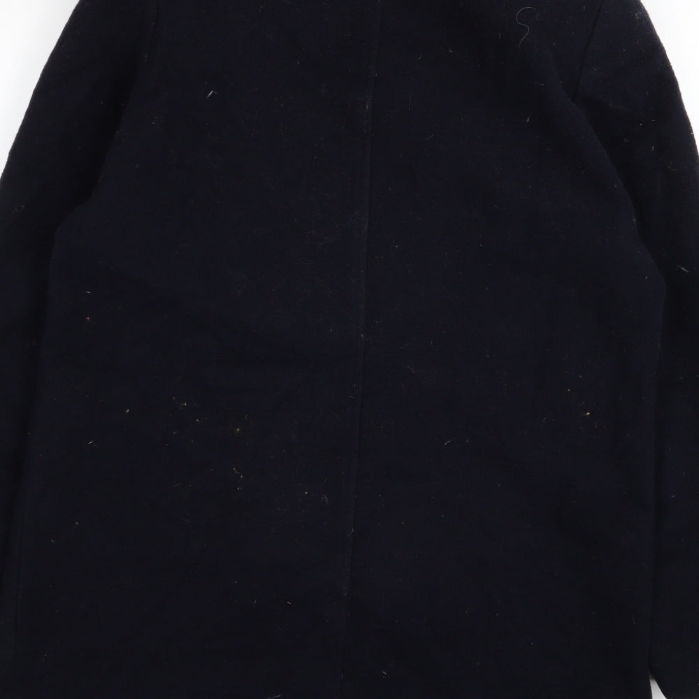 EWM Womens Blue   Overcoat Coat Size 10