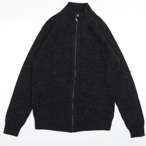 TU man Mens Grey   Full Zip Jumper Size M