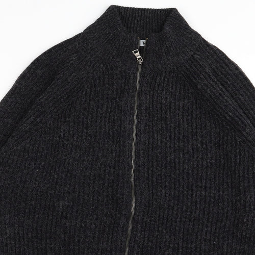 TU man Mens Grey   Full Zip Jumper Size M