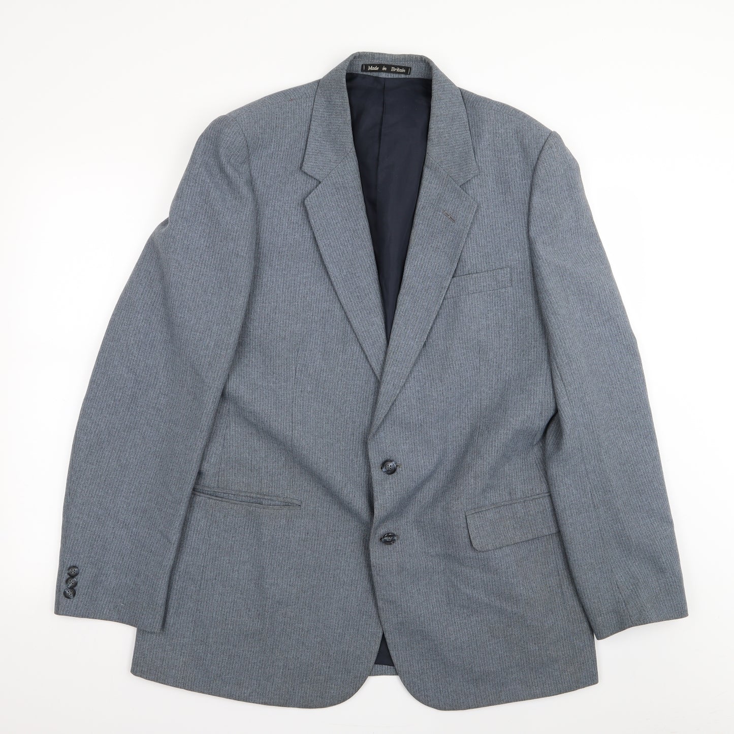 dunn and co Mens Blue Striped  Jacket Blazer Size 43