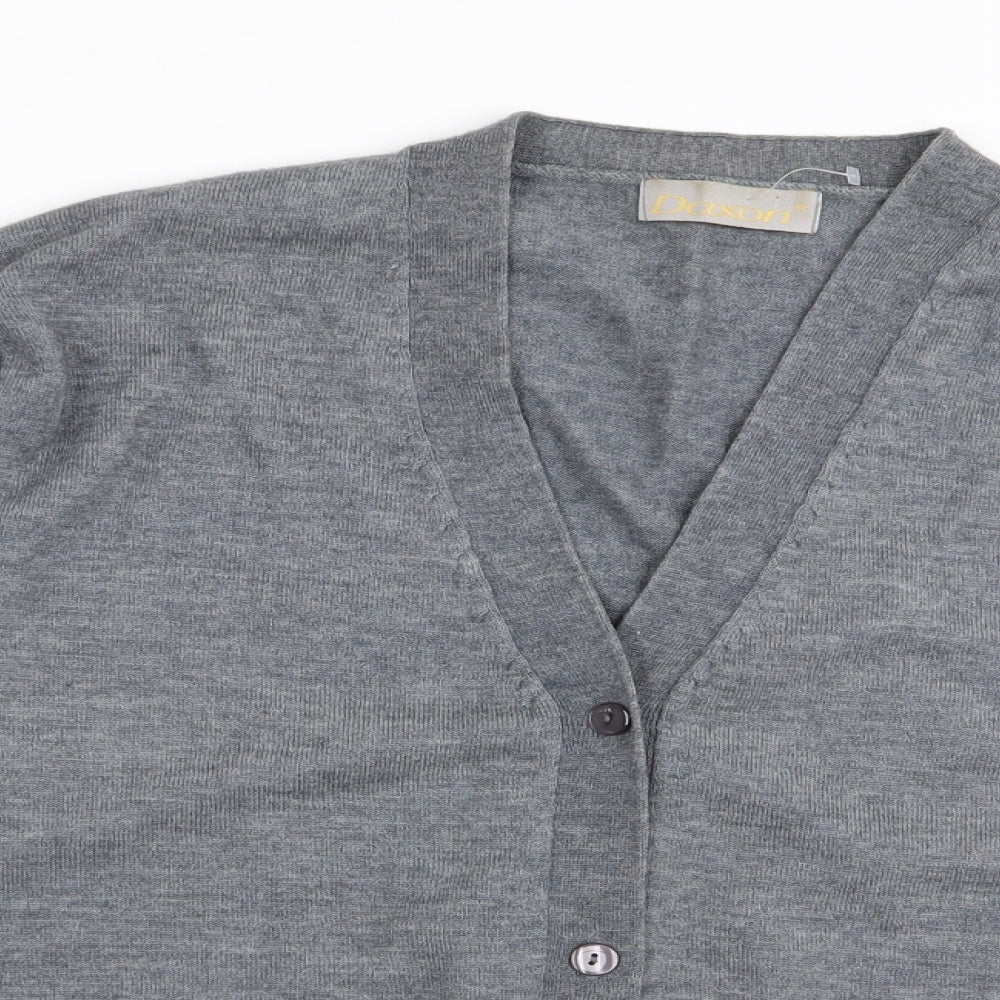 Daxon Womens Grey   Cardigan Jumper Size 20