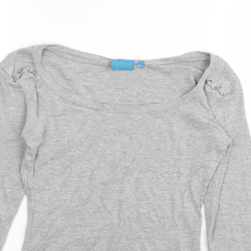 koopol Womens Grey   Basic T-Shirt Size 12