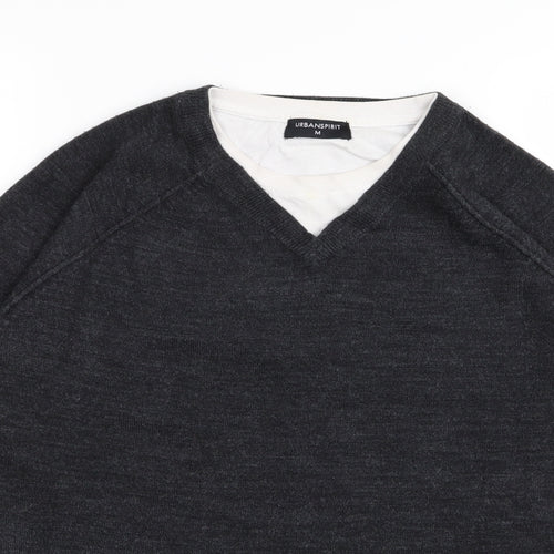 UrbanSpirit Mens Grey   Pullover Jumper Size M  - top/jumper