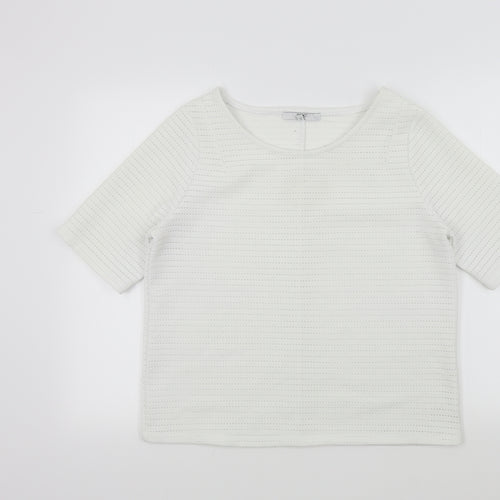 NEXT Womens White   Pullover Jumper Size 14