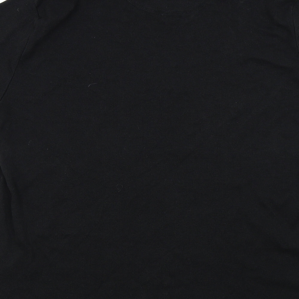 Lee Cooper Mens Black Colourblock   T-Shirt Size 2XL