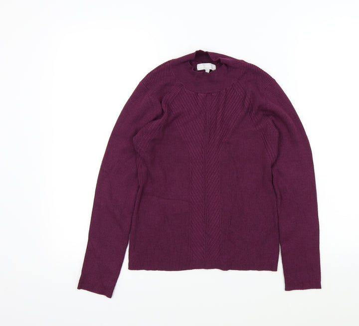 Red Herring Womens Purple   Pullover Jumper Size 14