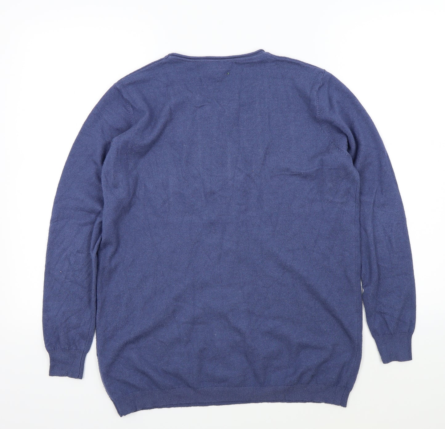 just one Womens Blue   Pullover Jumper Size XL  - sparkle detail