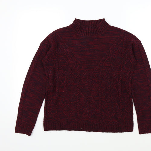 Papaya Womens Purple   Pullover Jumper Size M