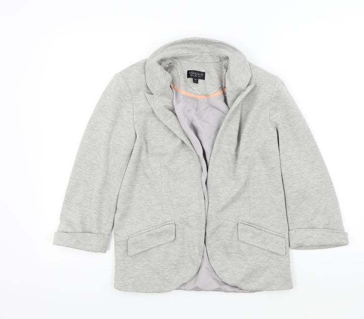 Topshop Womens Grey   Gilet Jacket Size 10