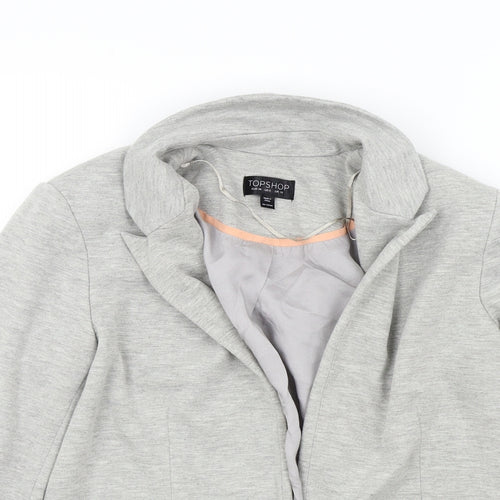Topshop Womens Grey   Gilet Jacket Size 10