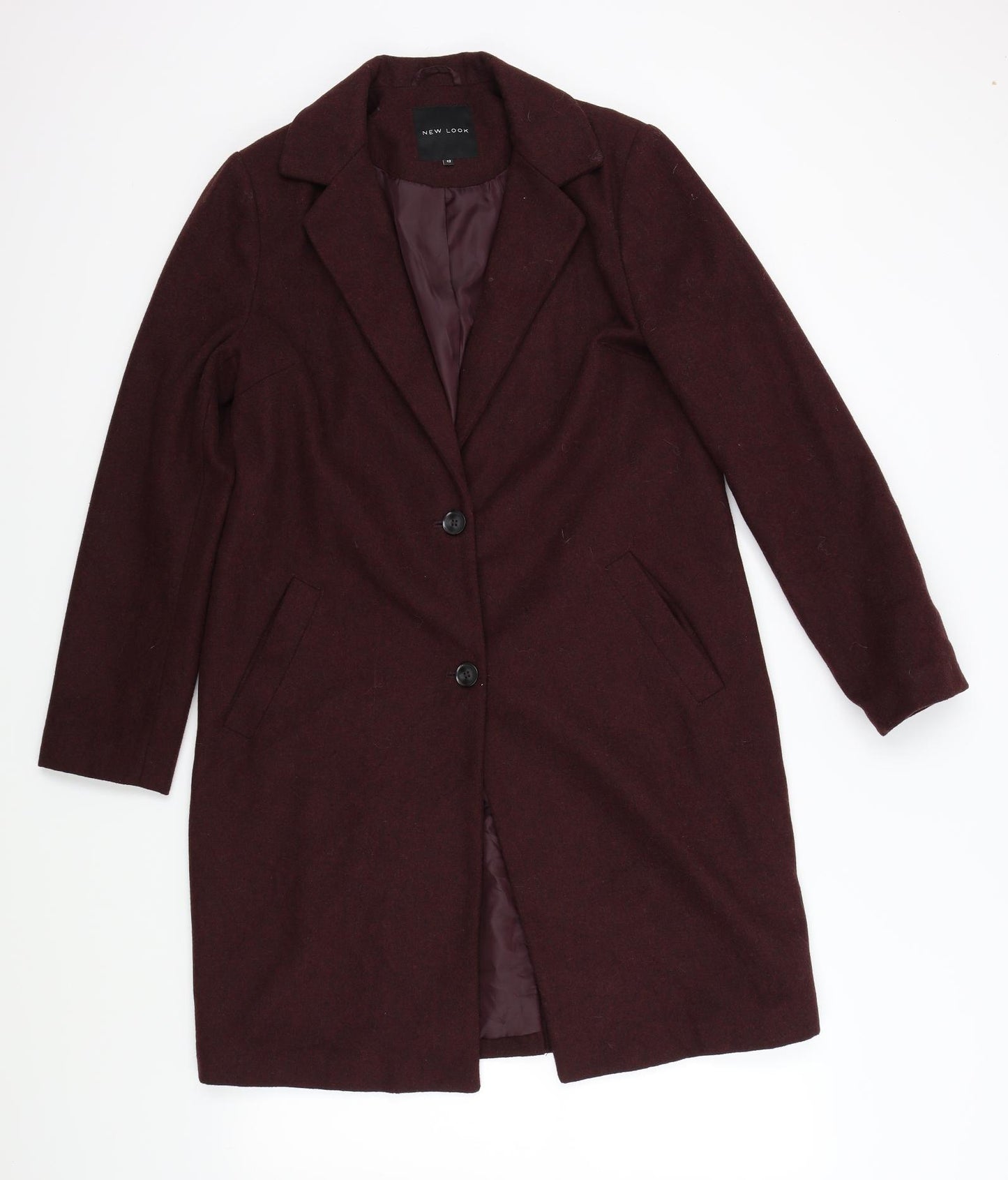 New Look Womens Purple   Jacket Coat Size 12