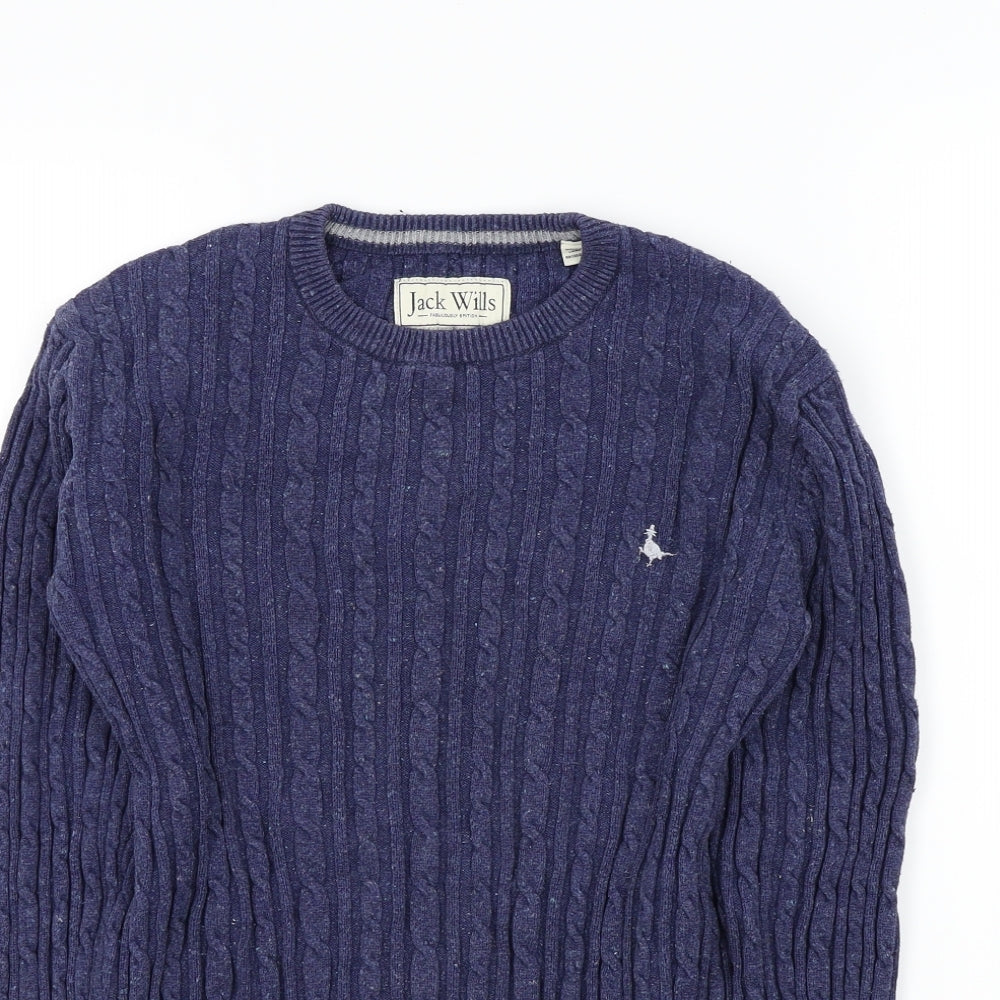 Jack Wills Womens Blue   Pullover Jumper Size XS