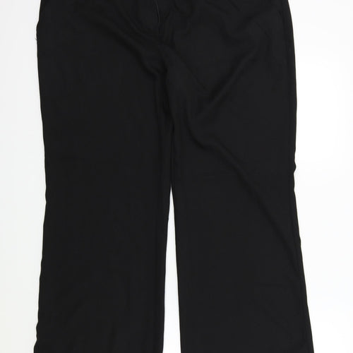 Preworn Womens Black   Trousers  Size 20 in L20 in