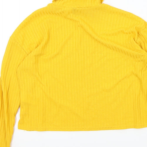 H&M Womens Yellow   Pullover Jumper Size XS