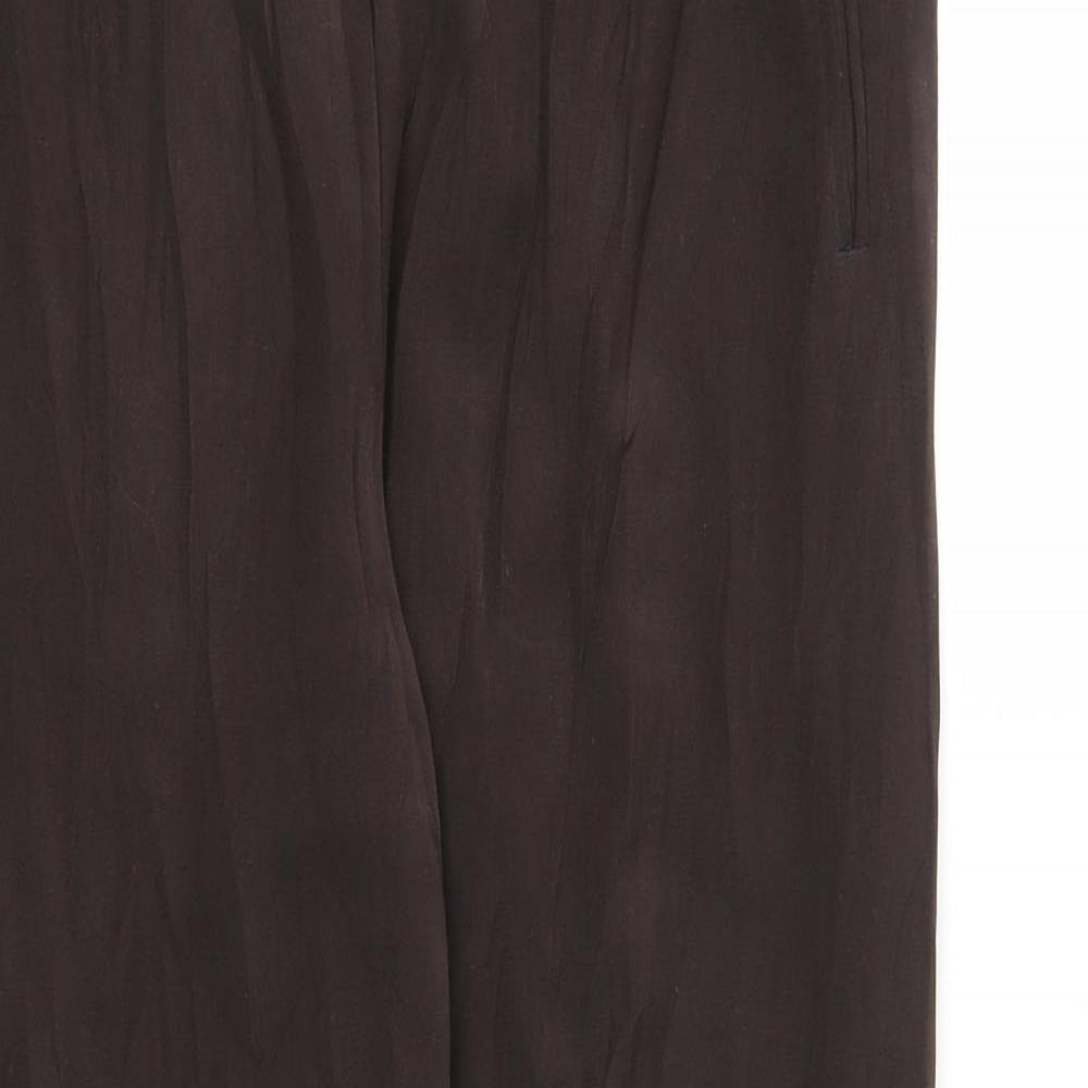M&S Womens Brown   Trousers  Size 14 L27 in