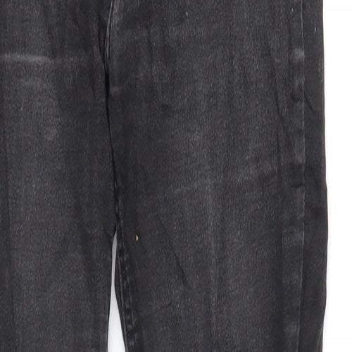 Zara Womens Black Houndstooth  Skinny Jeans Size 32 L28 in