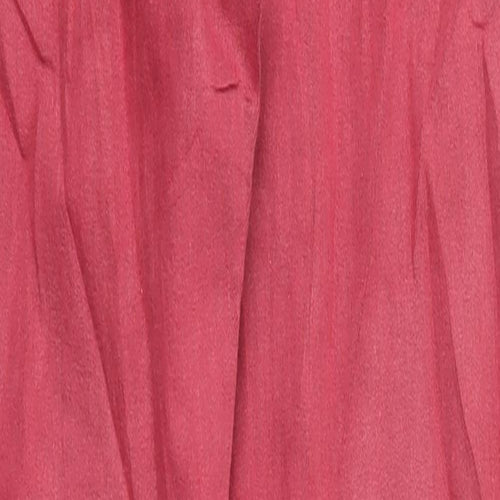 M&S Womens Red   Capri Trousers Size 8 L27 in - Stretch waistband