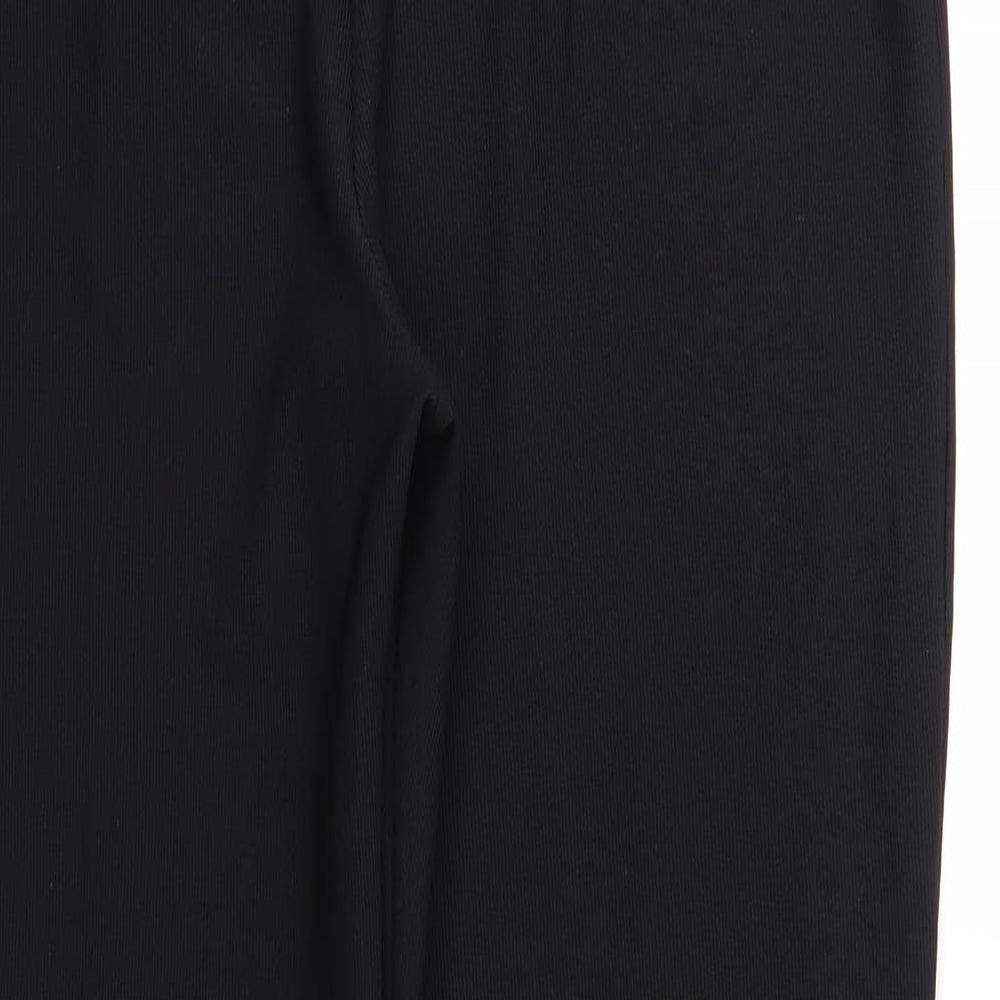Preworn Womens Black   Trousers  Size XL L26 in - Stretch waistband