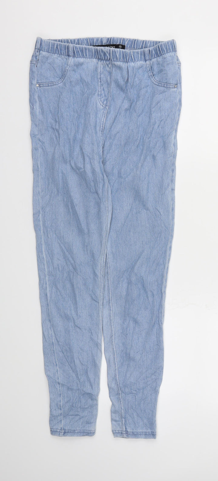 NEXT Womens Blue Skinny Jeans Size 10 L26 in - Stretch waistband