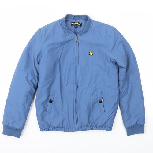Lyle & Scott Boys Blue   Basic Coat Coat Size 12-13 Years