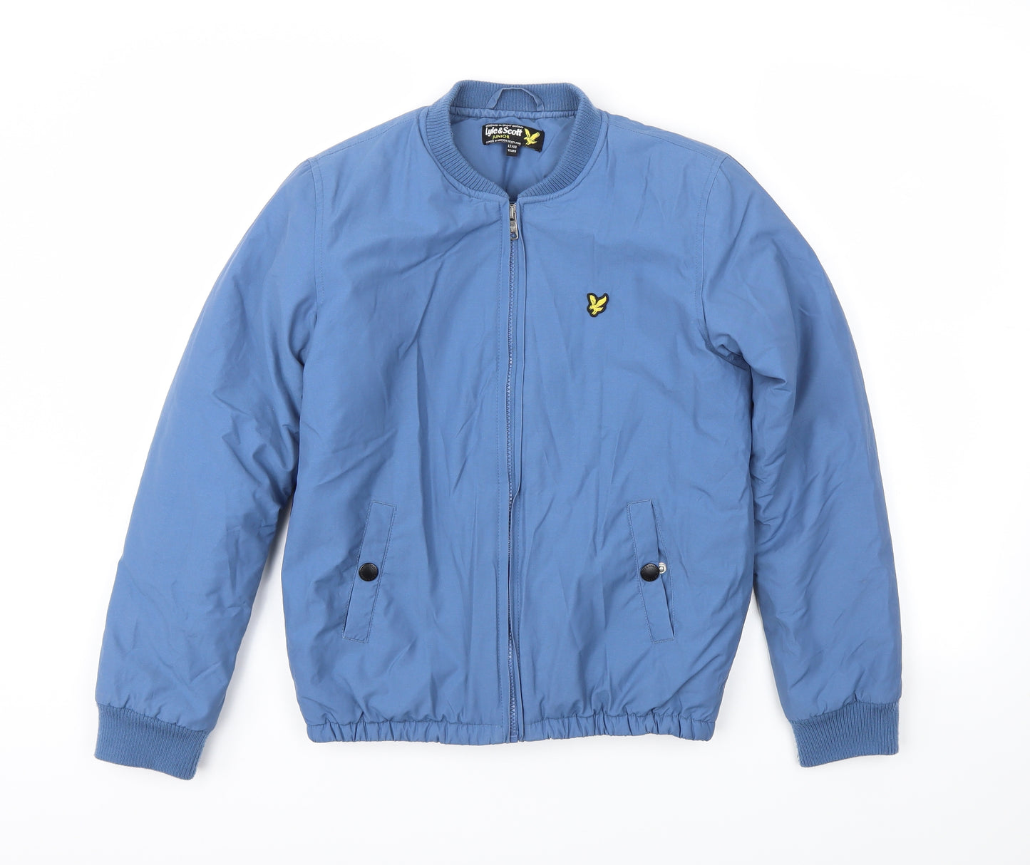 Lyle & Scott Boys Blue   Basic Coat Coat Size 12-13 Years