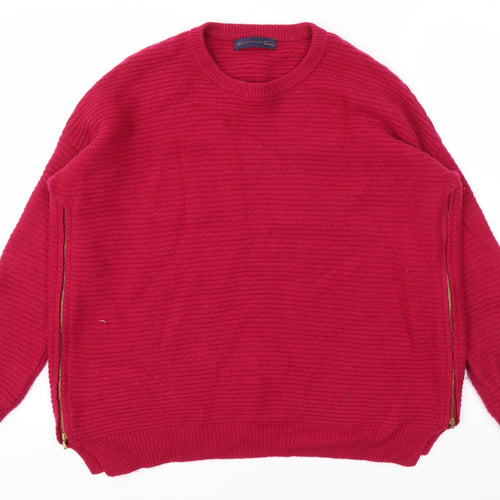 M&S Womens Pink   Pullover Jumper Size S