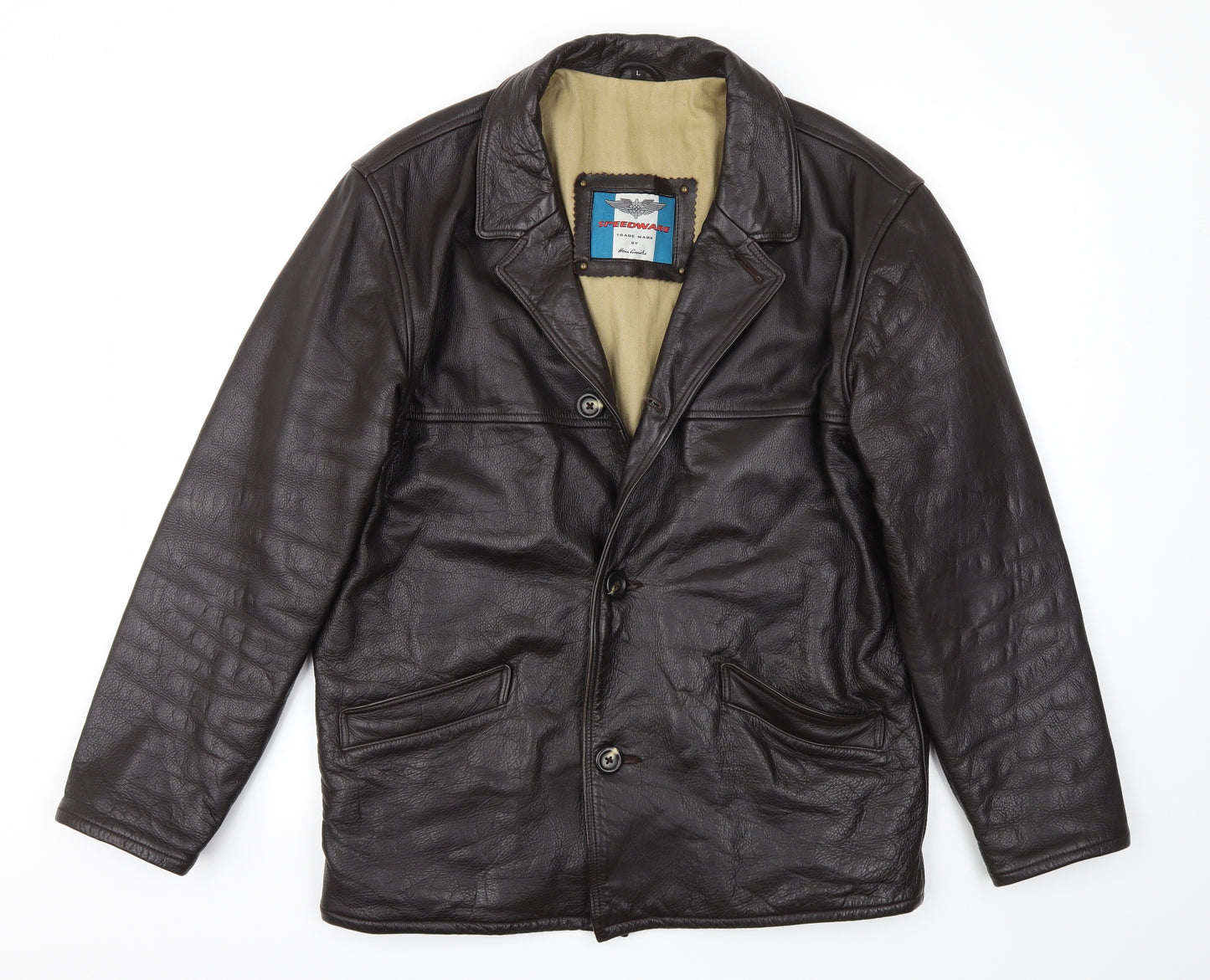SPEEDWARE Mens Brown   Jacket Coat Size L