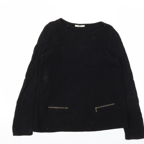 TU Womens Black   Pullover Jumper Size 8