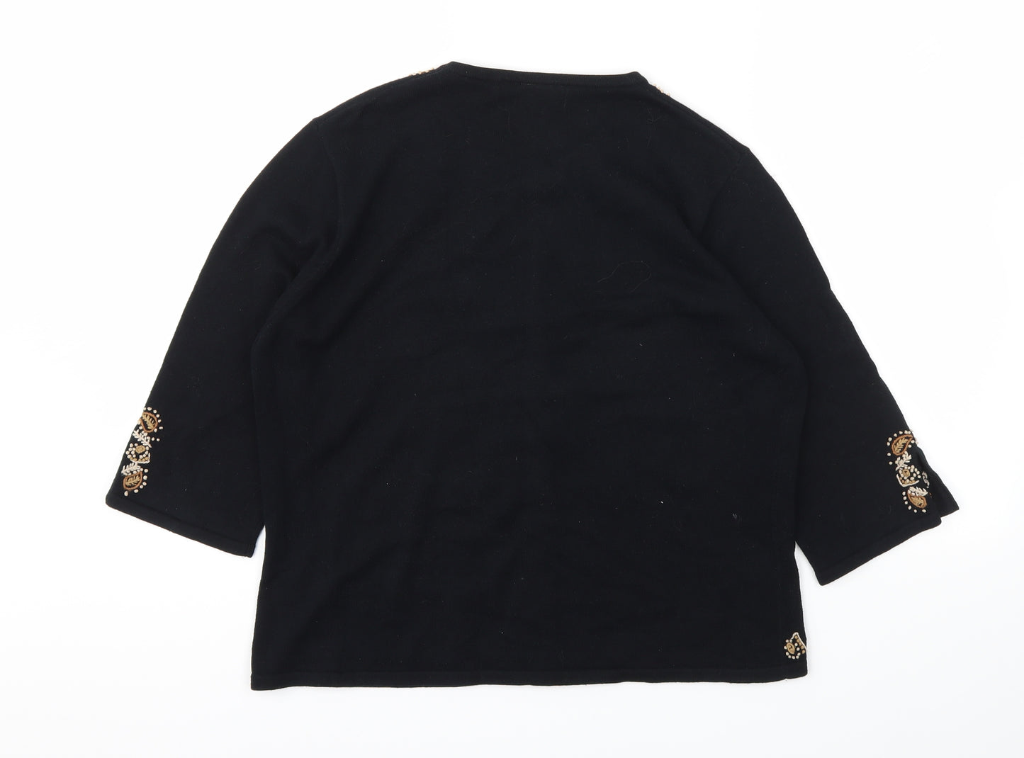 Country Casuals Womens Black   Cardigan Jumper Size L