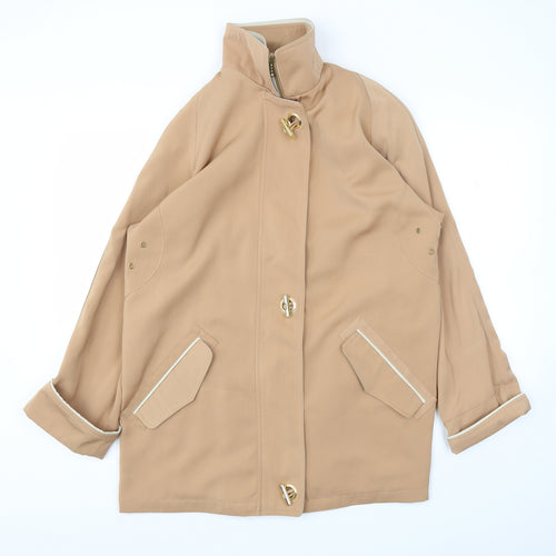 David Barry  Womens Beige   Jacket Coat Size 14