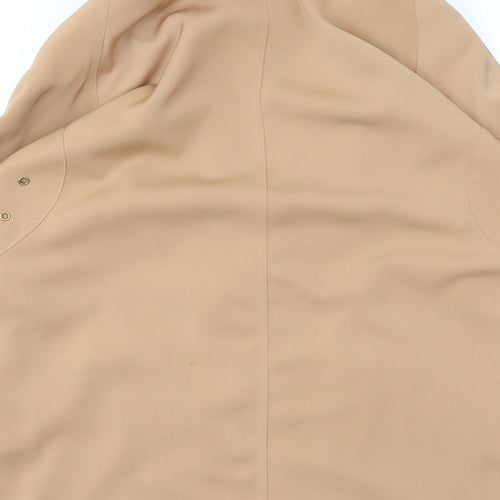 David Barry  Womens Beige   Jacket Coat Size 14