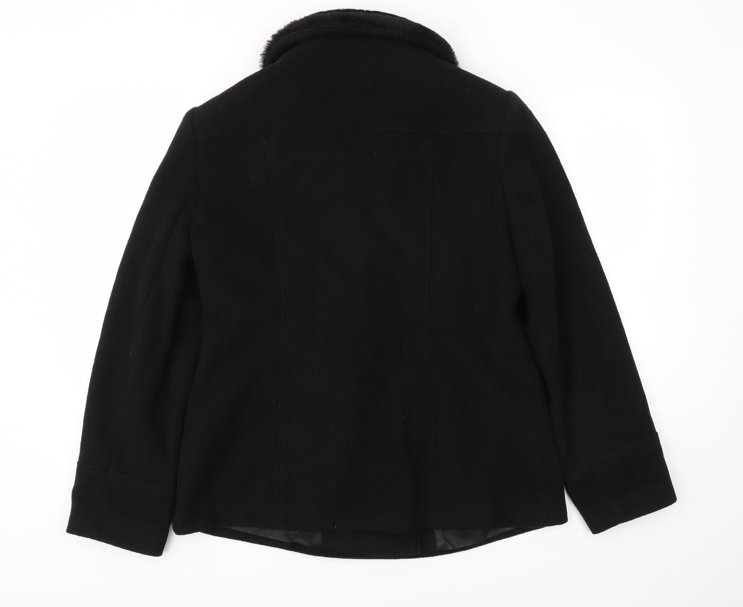 BHS Womens Black   Jacket Coat Size 14