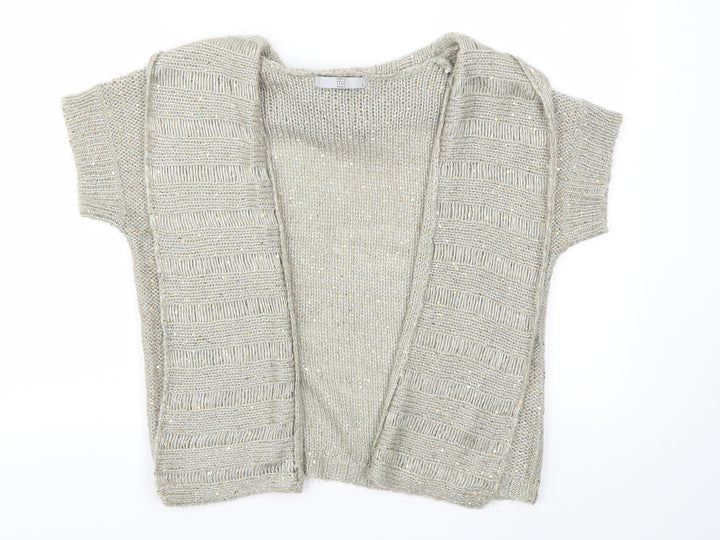 TU Womens Grey Cardigan Jumper Size S
