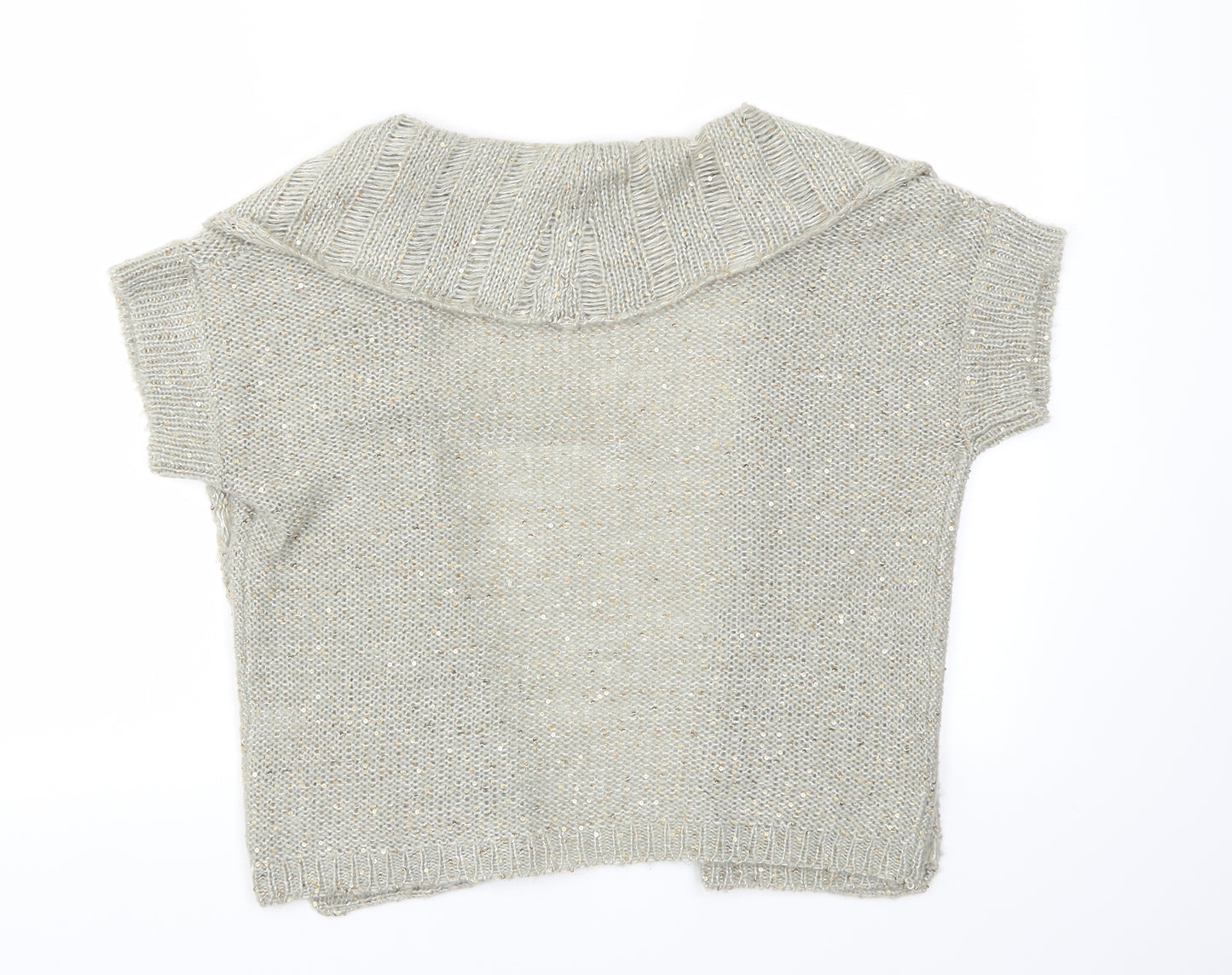TU Womens Grey   Cardigan Jumper Size S
